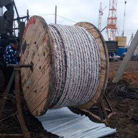 Прокладка силовых кабелей на объекте ПС 110 "Ремзавод" г. Саранск 2016 год